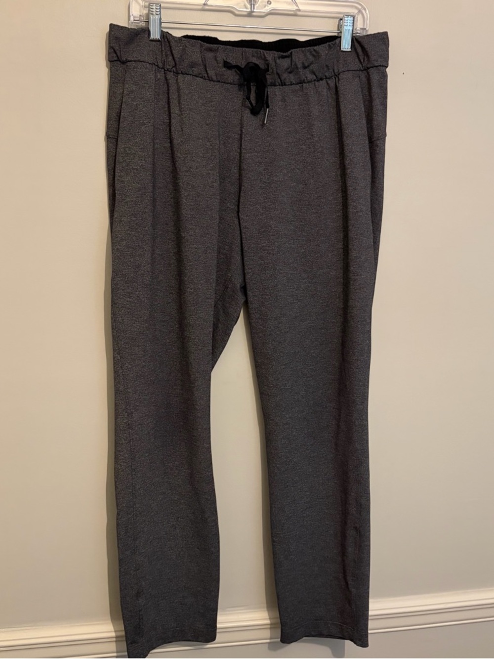 Lululemon Soft Grey Pocket Pants Sz 10 Large